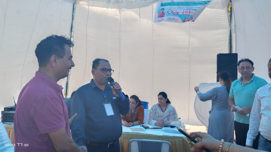 Health and Blood Donation Camp